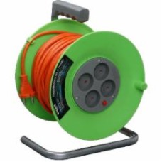 Удлинитель на катушке Expert Power ПВС 2х1,0 2,2 кВт без заземления 4 гн. оранжевый 40 м CR4E-2x1.0x40m