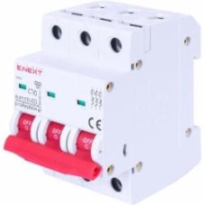 Автоматический выключатель E.NEXT e.mcb.pro.60.3.C 10 new 3р 10А C 6кА new p042030