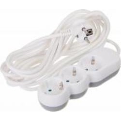 Удлинитель HausMark VE2S3NWGR с заземлением 3 гн. белый 5 м 233105