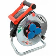 Удлинитель на катушке Brennenstuhl S,H05RR-F 3G1,5 с заземлением 3 гн. серебристый 25 м 1198520