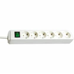 Удлинитель Brennenstuhl Eco-Line с заземлением 6 гн. белый 3 м 1159520400