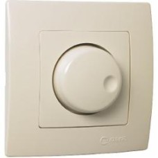 Светорегулятор поворотный Makel Lilium Natural Kare 600Вт IP20 крем 32010011