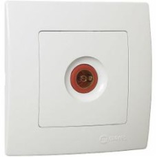Розетка TV проходная Makel Lillium Natural Kare 12 dB белый 32001007