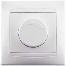 Светорегулятор поворотный Erste Prestige 600Вт IP20 белый 9206-71,W Светорегулятор поворотный Erste Prestige 600Вт IP20 белый 9206-71,W