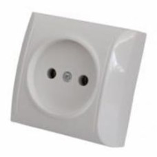 Розетка без заземления UP! (Underprice) IP20 белый 2210 WHITE
