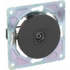 Механизм розетки TV HausMark Bela без крышки черный SNG-SCP.RD20MG1TV-BK