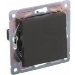 Одноклавишный HausMark Alta без подсветки черный SNG-SWP.SQ20MG1W1-BK