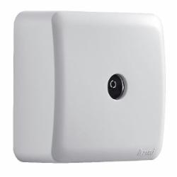 Розетка TV проходная Lezard Viola белый 751-0200-129