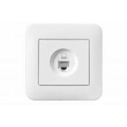 Розетка компьютерная Hausmark Luno IP20 белый 709-0202-139