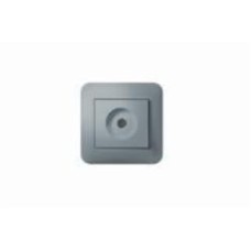 Розетка TV проходная Hausmark Luno IP20 серебро 709-4343-129