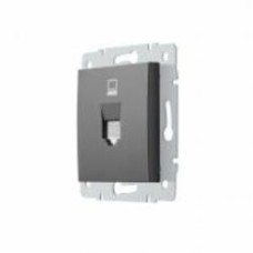 Механизм розетки компьютерная HausMark Stelo IP20 антрацит 501-4288-139