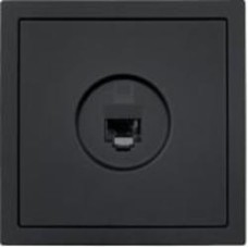Механизм розетки компьютерная HausMark Juna черный