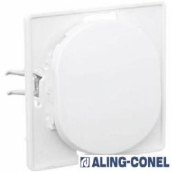 Выключатель без заземления Aling-Conel Eon без крышки белый E605.00 Выключатель без заземления Aling-Conel Eon без крышки белый E605.00