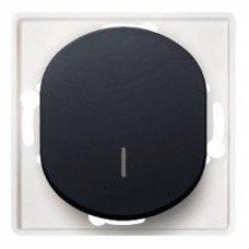 Выключатель проходной одноклавишный Aling-Conel Eon с подсветкой белый E627.E1