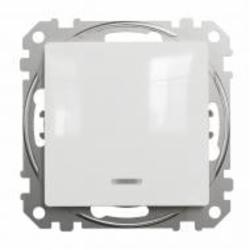 Выключатель одноклавишный Schneider Electric Sedna Design с подсветкой белый SDD111101L Коллекция Sedna Design Коллекция Sedna Elements Sedna Elements Имитация стекла. Sedna Elements Имитация камня. Sedna Elements Имитация металла. Sedna Elements Имитация