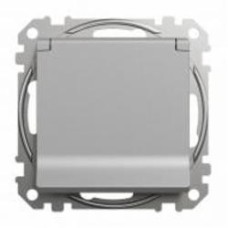 Розетка силовая с заземлением Schneider Electric Sedna Design со шторками с крышкой алюминий SDD113024 Коллекция Sedna Design Коллекция Sedna Elements Sedna Elements Имитация стекла. Sedna Elements Имитация камня. Sedna Elements Имитация металла. Sedna El