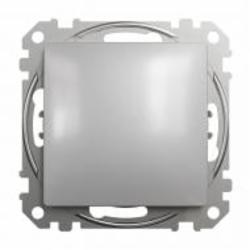 Переключатель одноклавишный проходной одноклавишный Schneider Electric Sedna Design без подсветки алюминий SDD113107 Коллекция Sedna Design Коллекция Sedna Elements Sedna Elements Имитация стекла. Sedna Elements Имитация камня. Sedna Elements Имитация мет