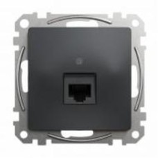Розетка компьютерная Schneider Electric Sedna Design RJ45 категория 5E UTP черный SDD114451 Коллекция Sedna Design Коллекция Sedna Elements Sedna Elements Имитация стекла. Sedna Elements Имитация камня. Sedna Elements Имитация металла. Sedna Elements Имит