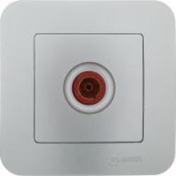 Розетка TV Makel Lillium Natural серебристый