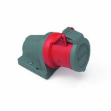 Розетка наружной установки с заземлением Bals Elektrotechnik 32А 4P 400V 6H IQ QC W-DO IP44 серый с красным 110658