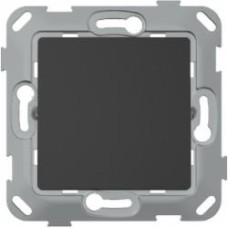 Выключатель одноклавишный одноклавишный Plank Electrotechnic Classic/Nordic без подсветки антрацит PLK0111241