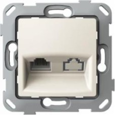 Розетка компьютерная Plank Electrotechnic Classic/Nordic RJ45 слоновая кость PLK0731131 Розетка компьютерная Plank Electrotechnic Classic/Nordic RJ45 слоновая кость PLK0731131