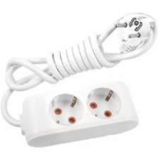 Удлинитель Viko 16 А 230 В с заземлением 2 гн. белый 2 м 90114202