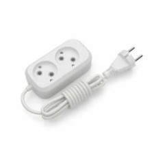 Удлинитель Electrum без заземления 2 гн. белый 3 м C-ES-1783
