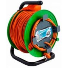 Удлинитель садовый Electraline без заземления 1 гн. оранжевый 40 м 49056