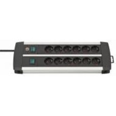 Удлинитель бытовой Brennenstuhl Premium Alu-Line с заземлением черный 3 м 1391000912