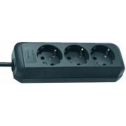 Удлинитель бытовой Brennenstuhl Eco-Line с заземлением 3 гн. серый 1,5 м 1158620015