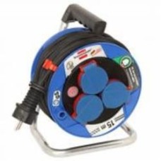 Удлинитель на катушке Brennenstuhl Garant H05RR 3x1,5 с заземлением 3 гн. черный 15 м 1072210