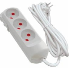 Удлинитель Neomax с заземлением 3 гн. белый 5 м NX501305