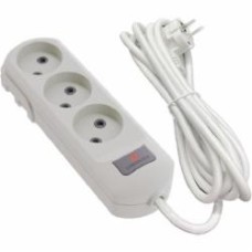 Удлинитель Neomax без заземления 3 гн. белый 5 м NX502305