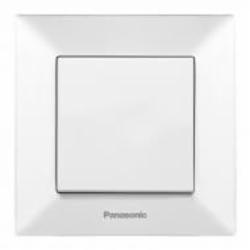 Выключатель одноклавишный Panasonic Arkedia Slim быстрый монтаж белый 480100215