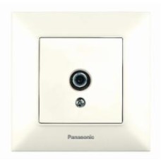 Розетка TV оконечная Panasonic Arkedia Slim кремовый 480200228