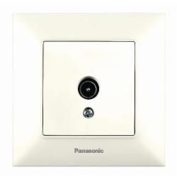Розетка Panasonic Arkedia Slim 0 потерь кремовый 480200235