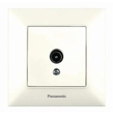 Розетка TV проходная Panasonic Arkedia Slim 12dB кремовый 480200246