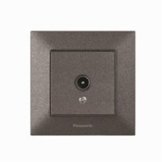 Розетка TV проходная Panasonic Arkedia Slim 12dB дымчатый 480200257 Розетка TV проходная Panasonic Arkedia Slim 12dB дымчатый 480200257