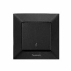 Выключатель одноклавишный проходной Panasonic Arkedia Slim без подсветки 480100233