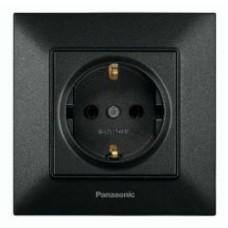 Розетка бытовая с заземлением Panasonic Arkedia Slim IP22 480200274