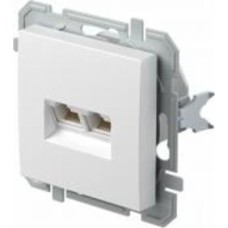Розетка компьютерная двойная TEM Logiq PC RJ45 Cat 5e белый KQ39PWXO-U