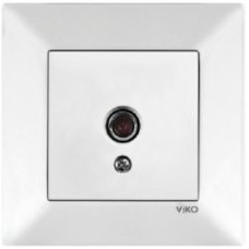 Розетка TV без заземления Viko Meridian без шторок без крышки белый 90970010-WH