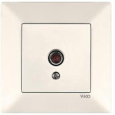 Розетка TV без заземления Viko Meridian без шторок без крышки кремовый 90970210-WH Розетка TV без заземления Viko Meridian без шторок без крышки кремовый 90970210-WH