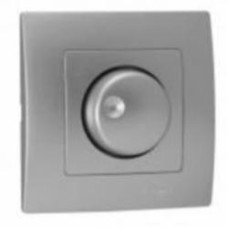 Светорегулятор поворотный Makel Lillium Natural Kare 600 Вт 20 IP серебряный 32065011 Светорегулятор поворотный Makel Lillium Natural Kare 600 Вт 20 IP серебряный 32065011