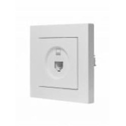Розетка компьютерная 1 Lezard Vesna IP20 белый 742-0288-139