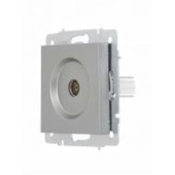 Розетка TV проходная 1 Lezard Vesna IP20 серый 742-3588-129
