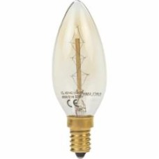 Лампа накаливания Eurolamp ArtDeco Dimmable C37 40 Вт E14 2700 К 220 В прозрачная CL-40142(deco)