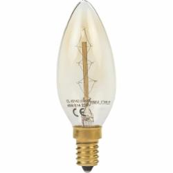 Лампа накаливания Eurolamp ArtDeco Dimmable C37 40 Вт E14 2700 К 220 В прозрачная CL-40142(deco)