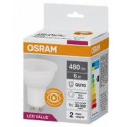 Лампа светодиодная Osram LS PAR 6 Вт прозрачная GU10 220 В 4000 К 4052899971721